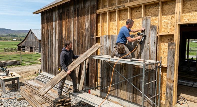 Barn Siding Installation in Cary, NC