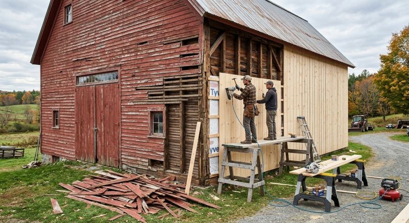 Barn Siding Replacement in Moncure, NC