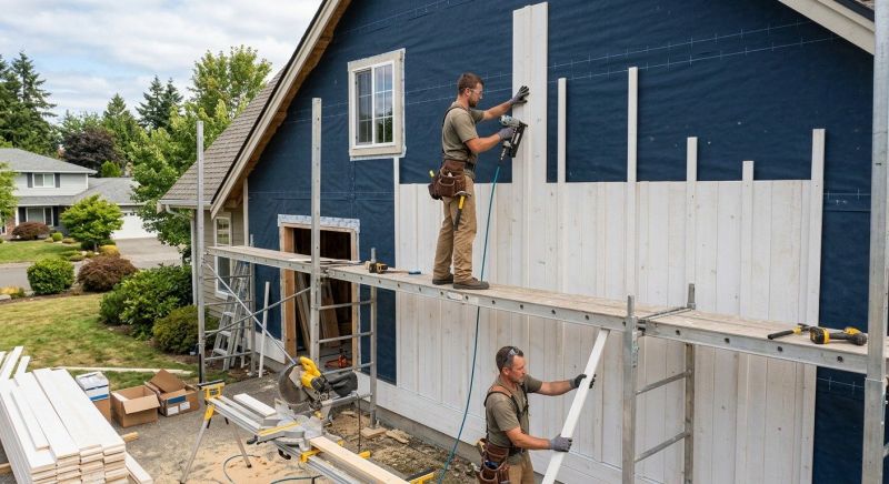 Batten Siding Installation in Hillsborough, NC