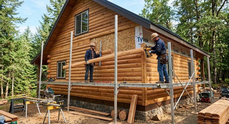 Cabin Siding Installation in Pittsboro, NC