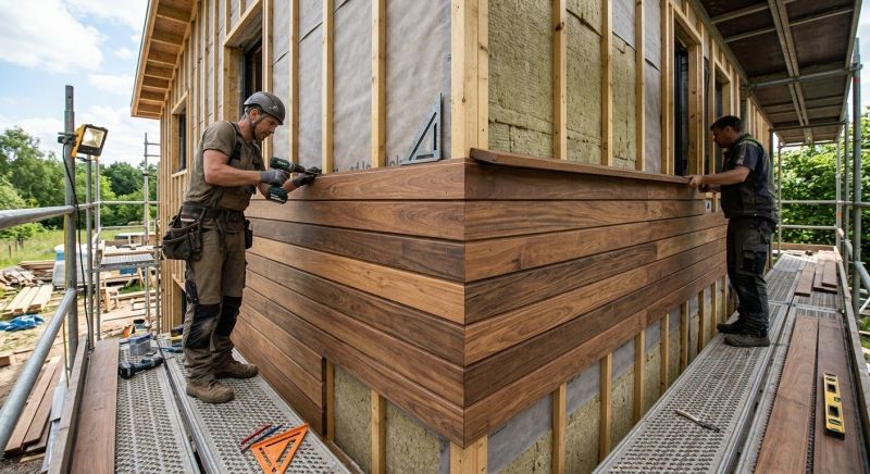 Cedar Cladding Installation in Pittsboro, NC