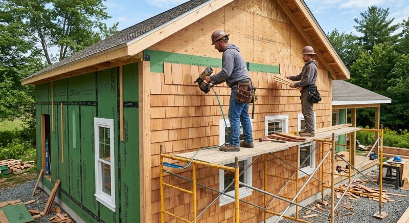 Cedar Siding Installation in Apex, NC