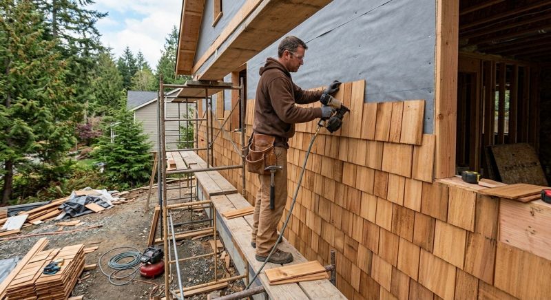 Cedar Siding Installation in Liberty, NC