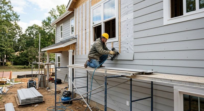 Cement Siding Installation in Carrboro, NC