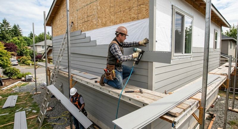 Cement Siding Installation in Cary, NC