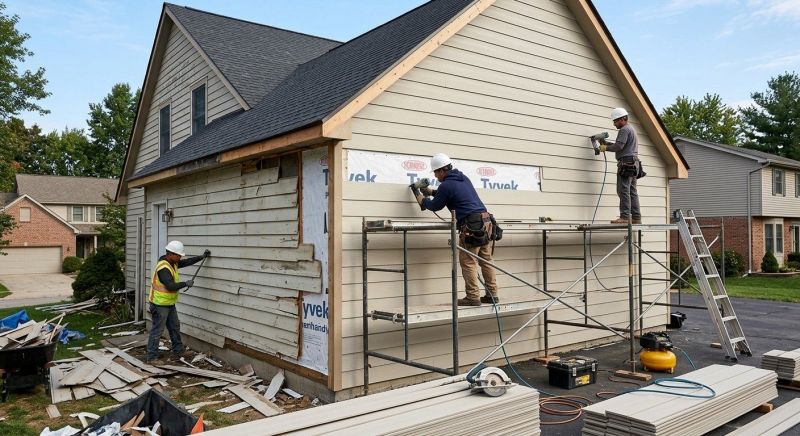 Cement Siding Installation in Cary, NC