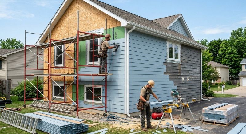 Cement Siding Replacement in Apex, NC