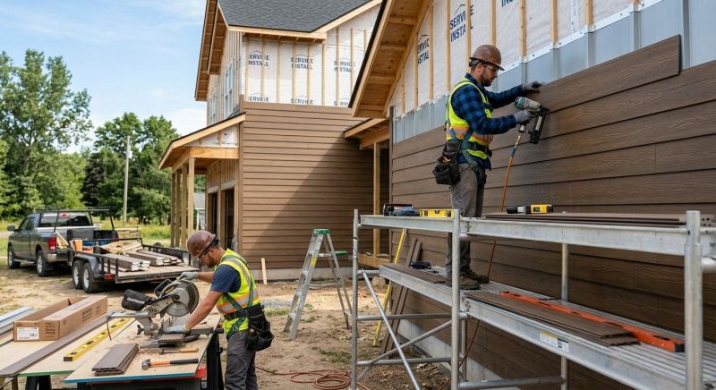 Composite Siding Installation in Apex, NC