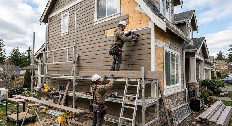 Composite Siding Installation in Orange County, NC