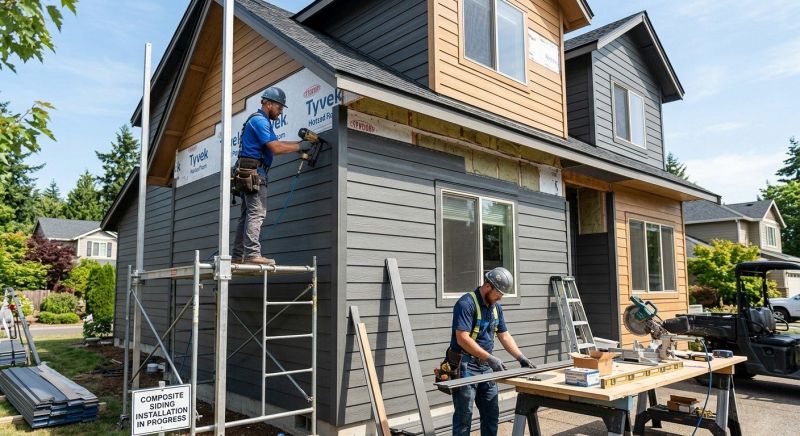 Composite Siding Installation in Orange County, NC