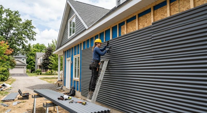 Corrugated Siding Installation in Pittsboro, NC
