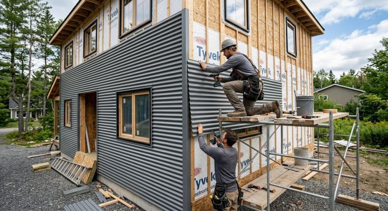 Corrugated Siding Installation in Pittsboro, NC