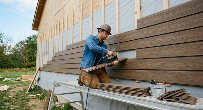 Faux Wood Siding Installation in Morrisville, NC