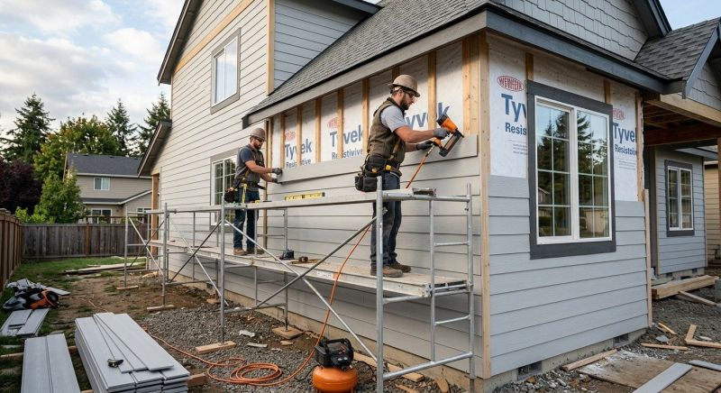 Fiber Siding Installation in Cary, NC