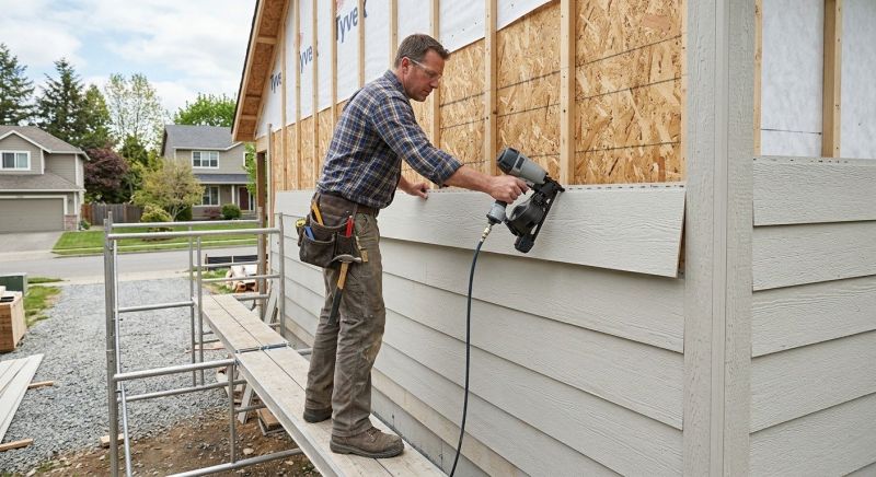 Fiber Siding Installation in Cary, NC