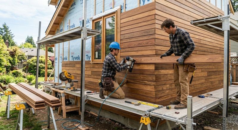 Hardwood Siding Installation in Fuquay Varina, NC