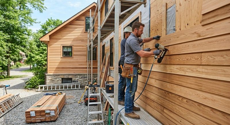Hardwood Siding Installation in Raleigh, NC