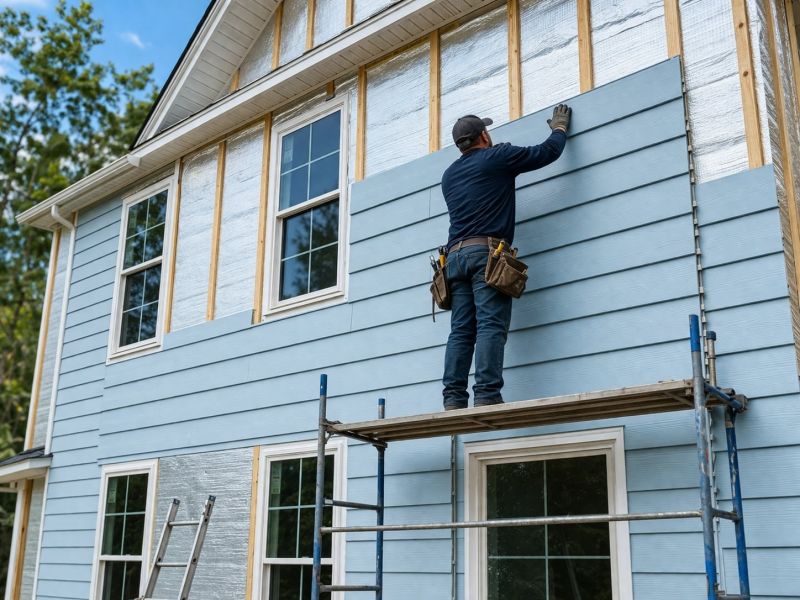 Insulated Siding Installation in Moncure, NC
