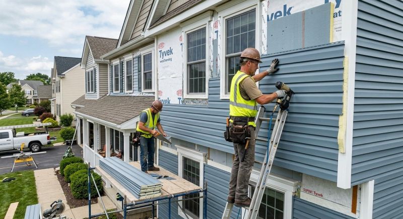 Insulated Siding Installation in Wake County, NC