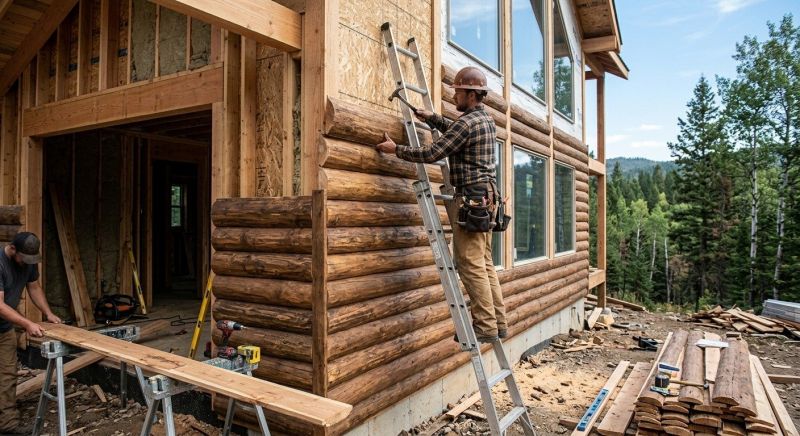Log Siding Installation in Carrboro, NC