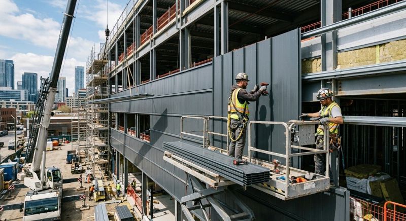 Metal Cladding Installation in Pittsboro, NC