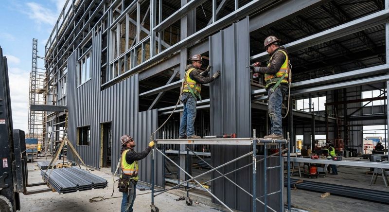 Metal Cladding Installation in Pittsboro, NC