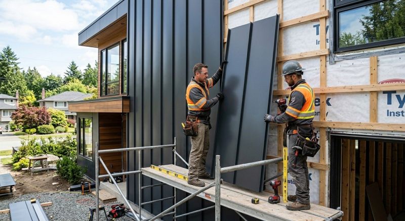 Metal Siding Installation in Wake County, NC