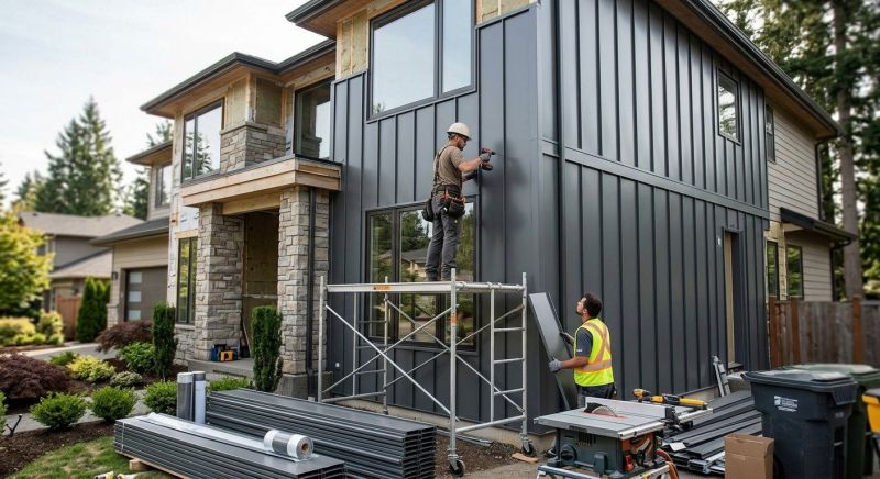 Metal Siding Installation in Wake County, NC