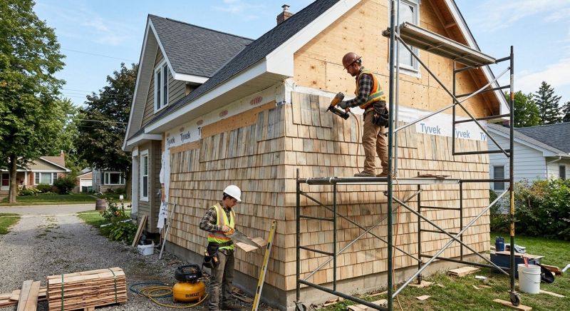 Shake Siding Installation in Wake County, NC