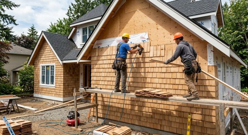 Shake Siding Installation in Wake County, NC