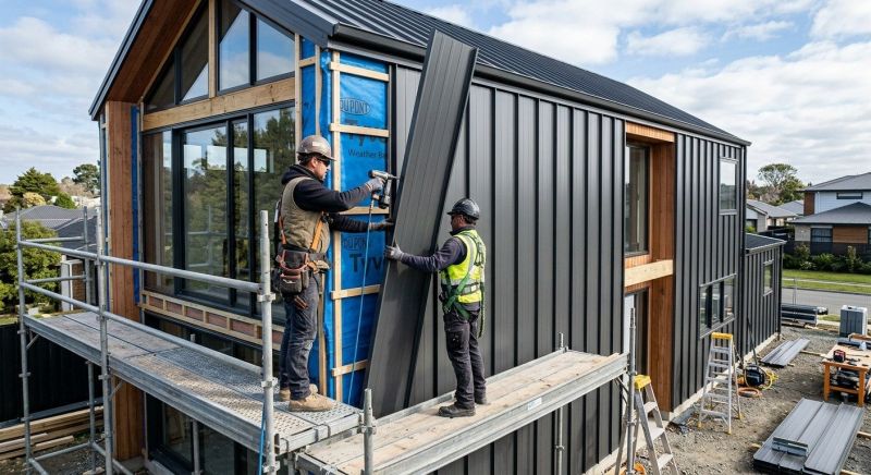 Steel Cladding Installation in Pittsboro, NC
