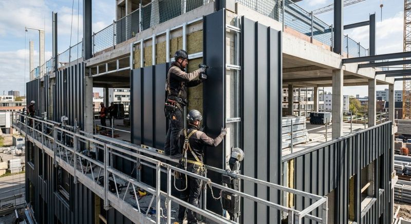 Steel Cladding Installation in Pittsboro, NC