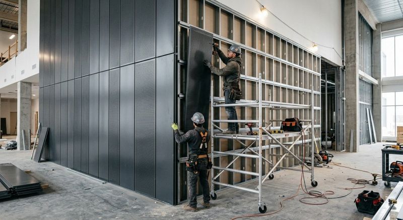 Steel Cladding Installation in Pittsboro, NC