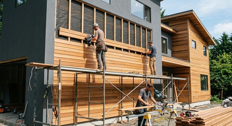 Wood Cladding Installation in Broadway, NC